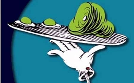 ¡Haz un wrap de huevos verdes y jamón!