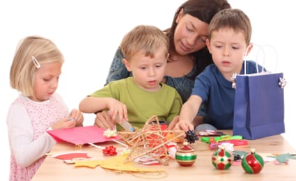 Entreteniendo a los Niños en Acción de Gracias
