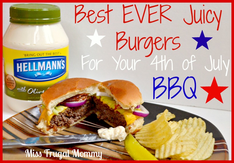 Las Mejores Hamburguesas Jugosas: Perfectas Para Tu Barbacoa del 4 de Julio