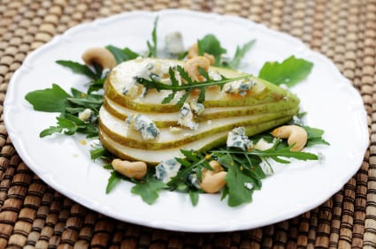Vamos a cocinar: Ensalada de pera, gorgonzola y rúcula.