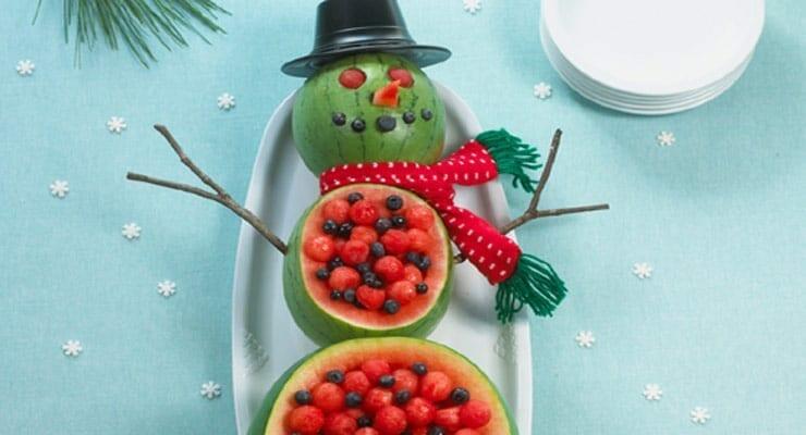 Receta de Muñeco de Nieve de Sandía
