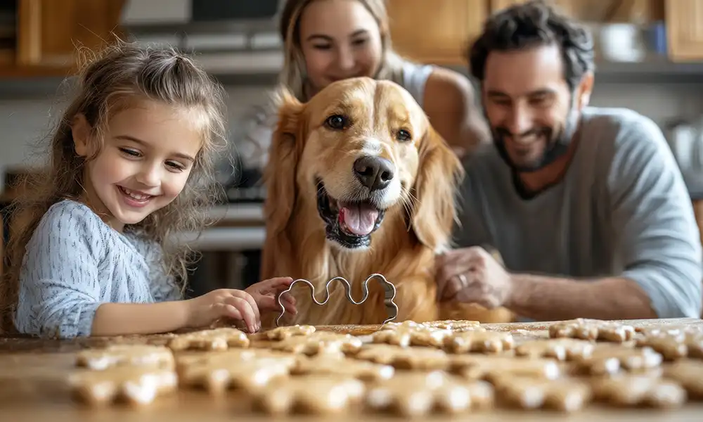 Galletas para Perros Hechas en Casa que los Niños Pueden Ayudar a Hacer