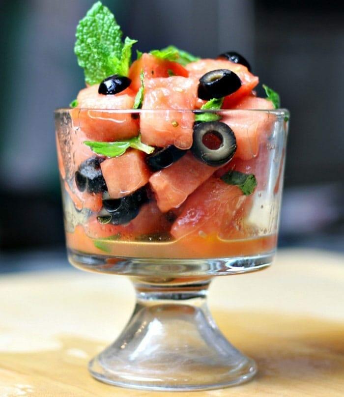 watermelonmintolivesalad