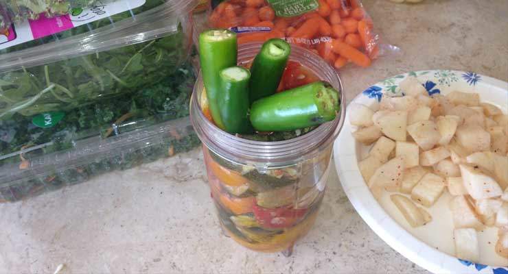 El Mejor Dip de Verduras Sobrantes