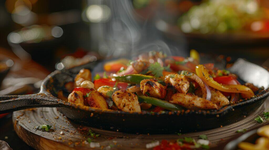 Fajitas de Pollo Casi Instantáneas
