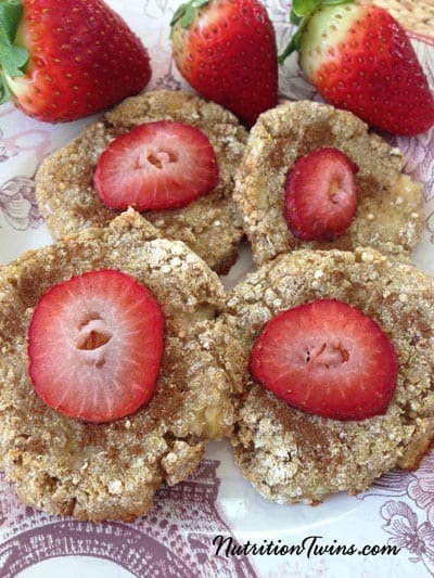Galleta de Desayuno de Fresa y Plátano-(larga)