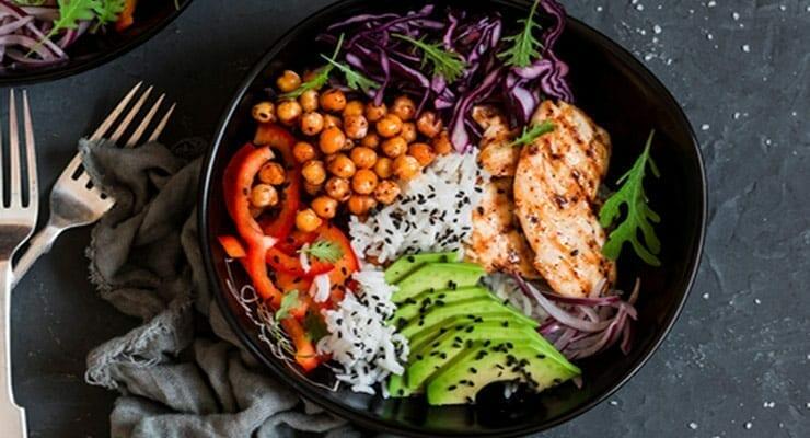 Receta de Tazón de Proteína Veggie