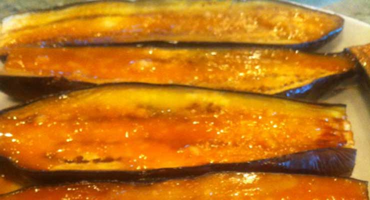 Receta fácil de berenjenas con miso