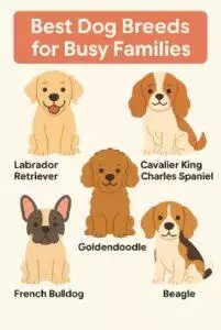 Mejores razas de perros para familias ocupadas